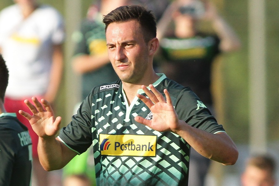 Josip Drmic erzielte sein erstes Tor für Borussia (Foto: Niklas Kirchhofer / TORfabrik.de)