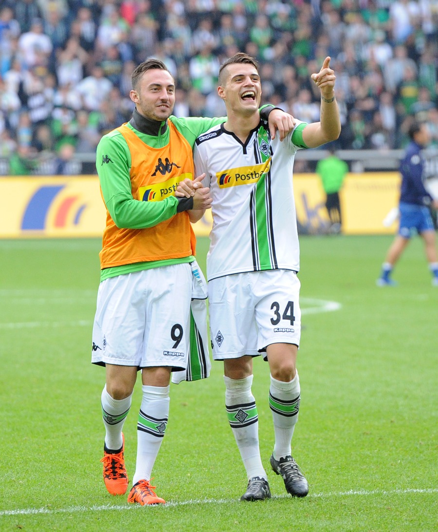 Granit Xhaka will mit Andre Schubert weiter machen (Foto: Norbert Jansen / Fohlenfoto)