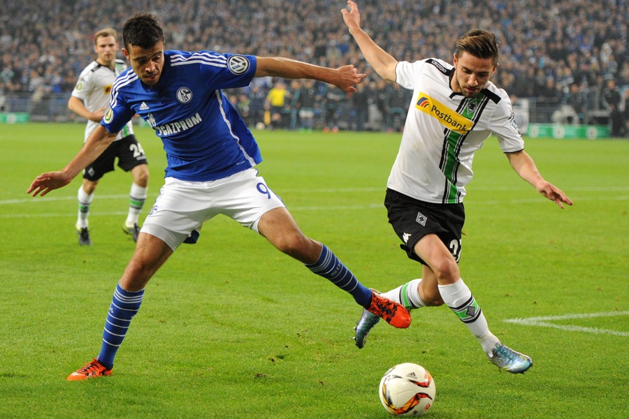 Di Santo und Korb (Foto: Norbert Jansen / Fohlenfoto)