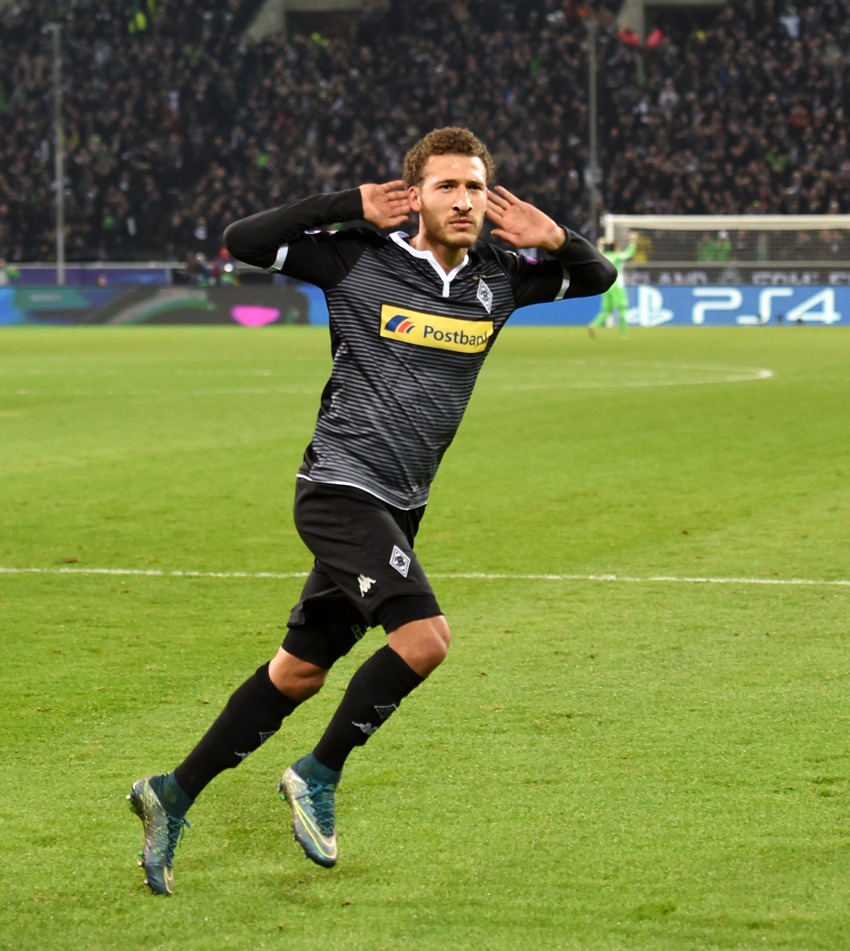 Fabian Johnson nach seinem Treffer (Foto: Norbert Jansen / Fohlenfoto)