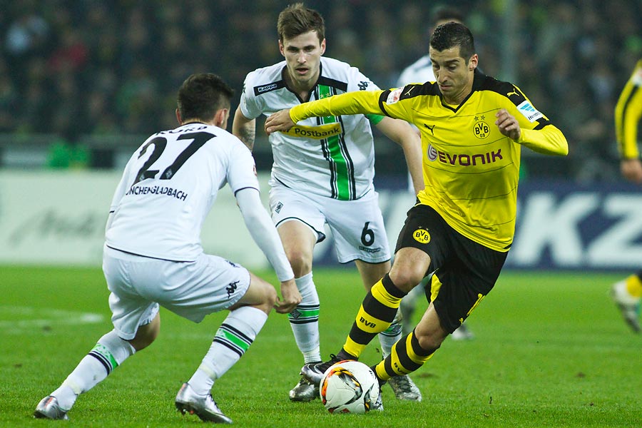 Mkhitaryan & Co. siegten verdient in Gladbach (Foto: Olaf Kozany / TORfabrik.de)