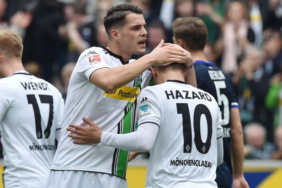 Xhaka ist schon in London (Foto: Team2 Sportphoto)