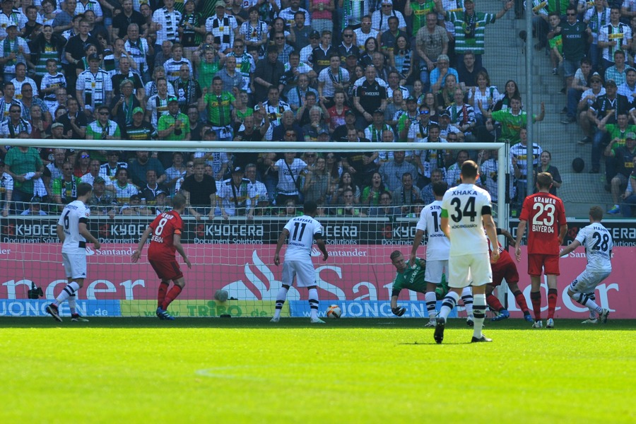 André Hahn trifft (Foto: Norbert Jansen / Fohlenfoto)