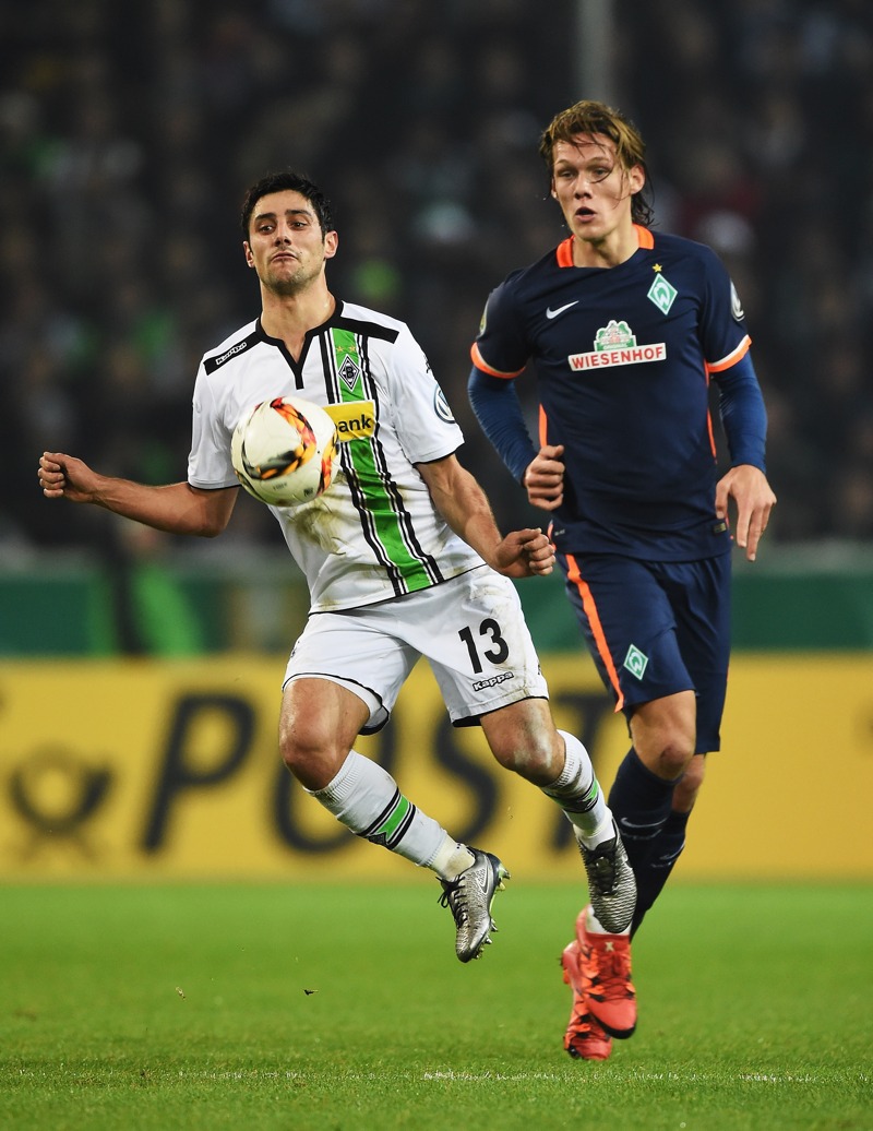 Künftig Kollegen? Lars Stindl und Jannik Vestergaard (Foto: Stuart Franklin/Bongarts/Getty Images)