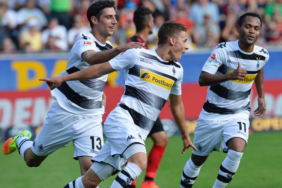 Stindl ja, Hazard vielleicht, Raffael nicht - Borussias Sturm gegen den HSV (Foto: Thomas Kienzle / AFP / Getty Images)