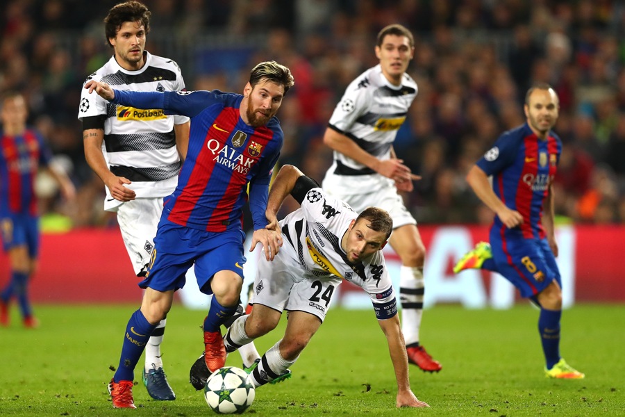 Einmal gegen Messi (Foto: Alex Grimm / Bongarts / Getty Images)