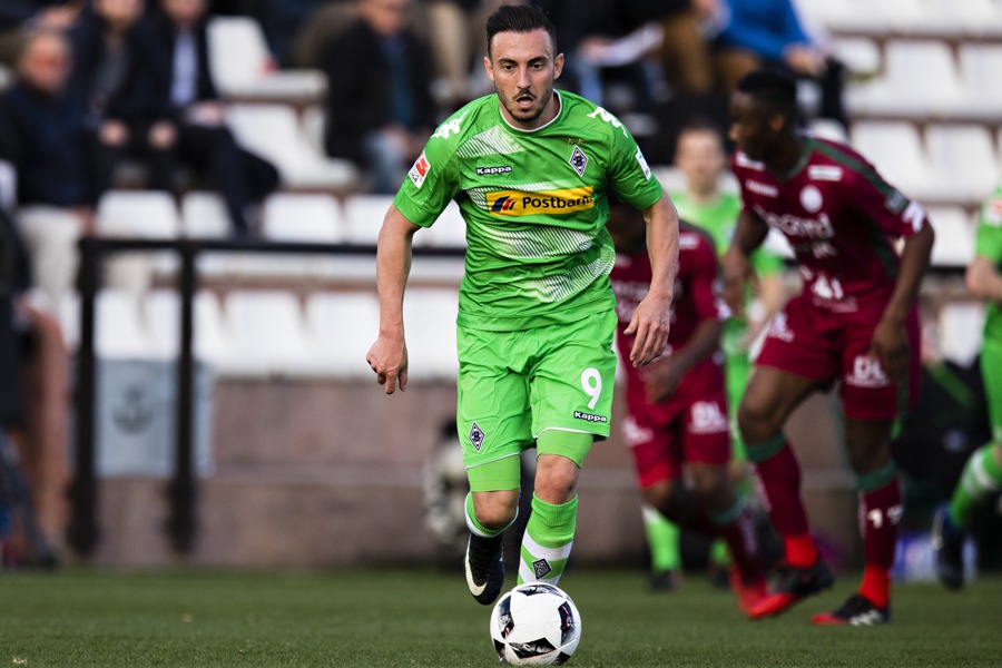 Josip Drmić erzielte gegen Sulte Waregem den Treffer zum zwischenzeitlichen Ausgleich (Foto: Picturepool / TORfabrik.de)