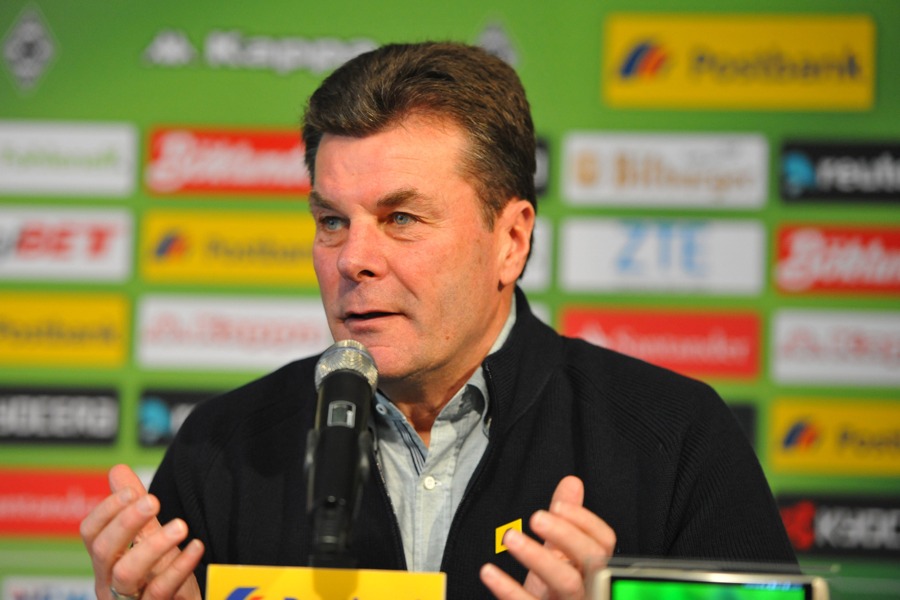 Heimspielpremiere für Hecking (Foto: Norbert Jansen / Fohlenfoto)