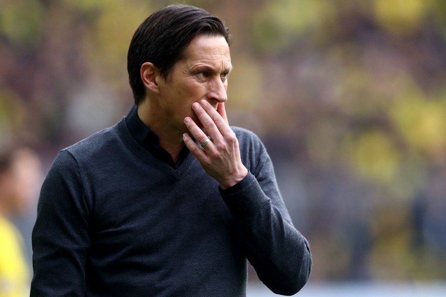 Roger Schmidt wurde nach dem 2:6 in Dortmund entlassen (Foto: Martin Rose / Bongarts / Getty Images)