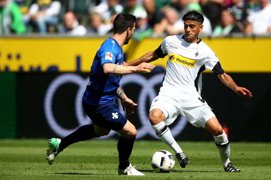 Mo Dahoud bei seinem letzten Spiel (Foto: Christof Koepsel / Bongarts / Getty Images)