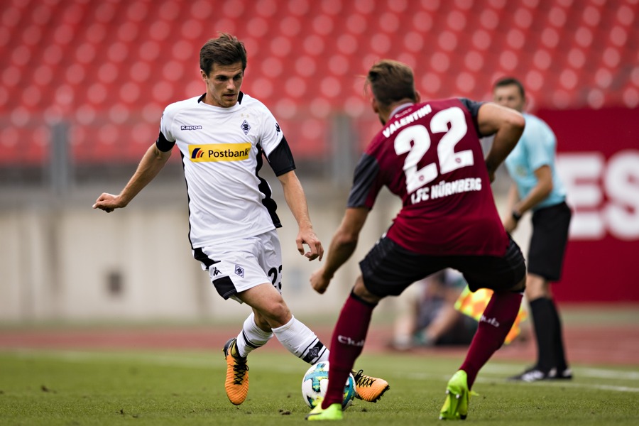 Jonas Hofmann im Testspiel beim 1.FC Nürnberg am Sonntag. (Foto: TORfabrik.de)