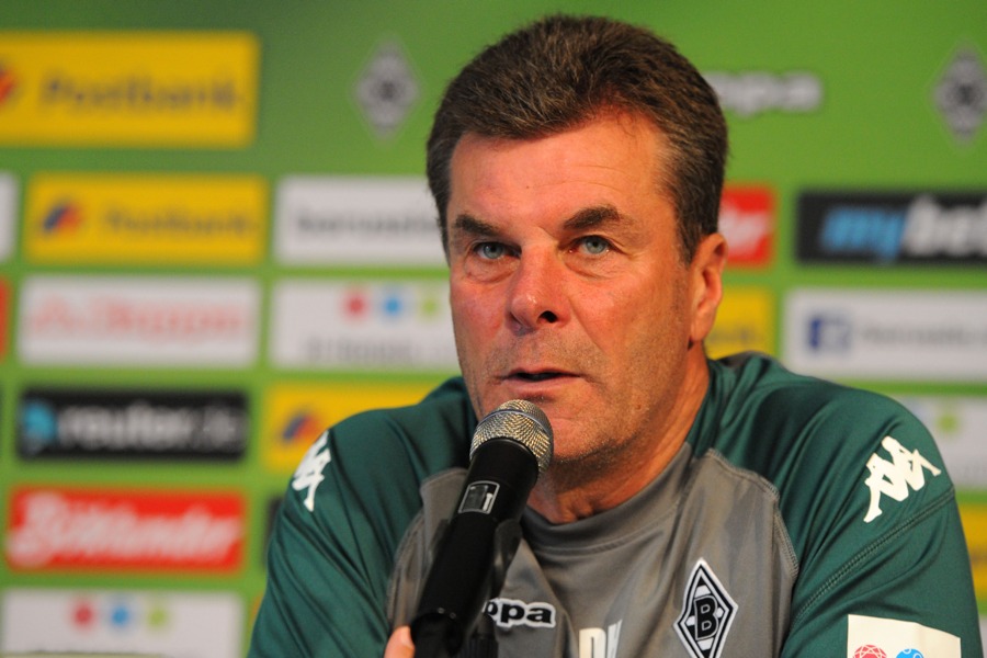 Dieter Hecking auf der PK (Foto: TORfabrik.de)