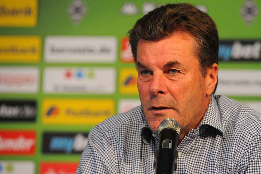 Dieter Hecking auf der PK am Donnerstag (Foto: TORfabrik.de)