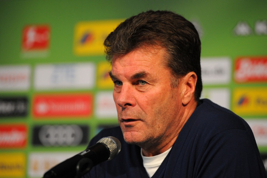 Dieter Hecking auf der PK am Montag (Foto: TORfabrik.de)