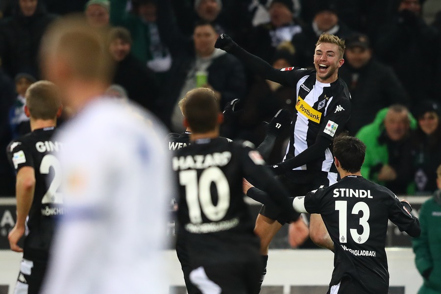 Christoph Kramer freut sich über seinen Treffer (Foto: Dean Mouhtaropoulos / Bongarts / Getty Images)