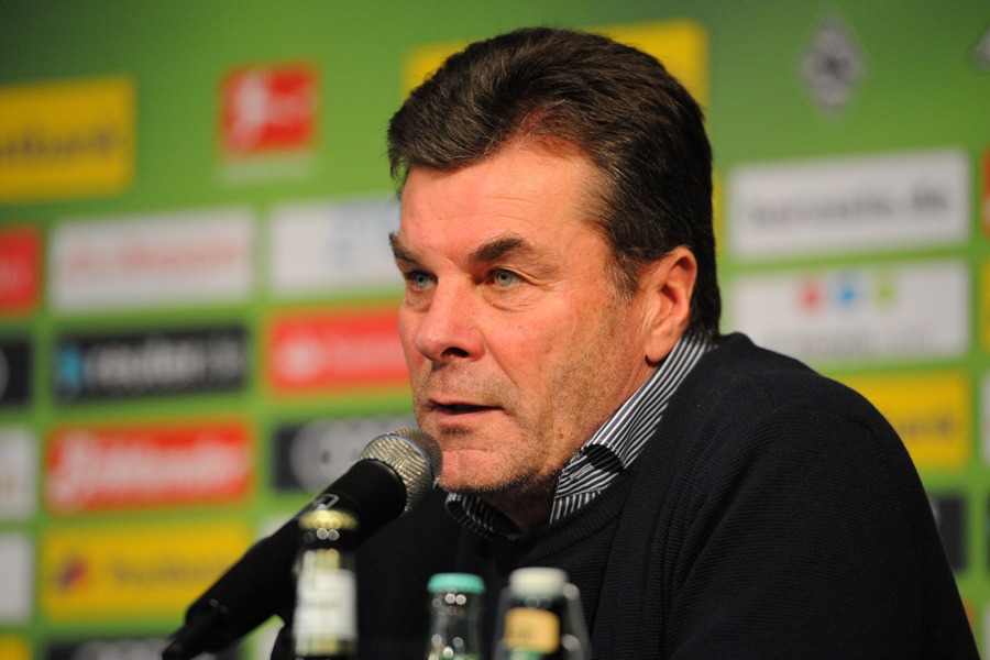 Dieter Hecking auf der PK am Donnerstag (Foto: TORfabrik.de)