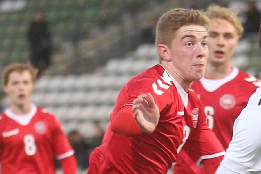 Andreas Poulsen im April 2017 im Trikot der dänischen U19-Nationalelf (Foto: Joern Pollex / Bongarts / Getty Images)