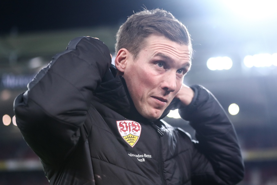 Over and out. Hannes Wolf wurde in Stuttgart entlassen. (Foto: Alex Grimm / Bongarts / Getty Images)