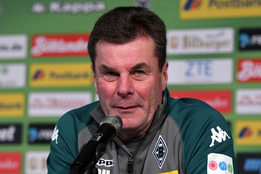 Dieter Hecking am Freitag auf der PK (Foto: TORfabrik.de)