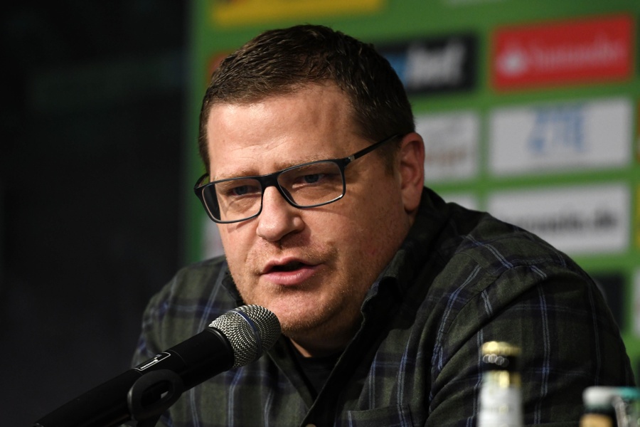 Max Eberl auf der PK am Freitag (Foto: TORfabrik.de)